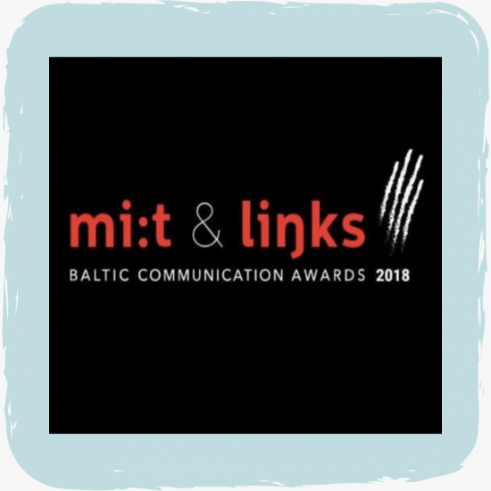 Mi:t&Links. Baltic Communication Awards  Gjensidige Sidabrinis apdovandojimas rėmimo kategorijoje