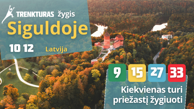 Sigulda 2024 spalio 12 žygis