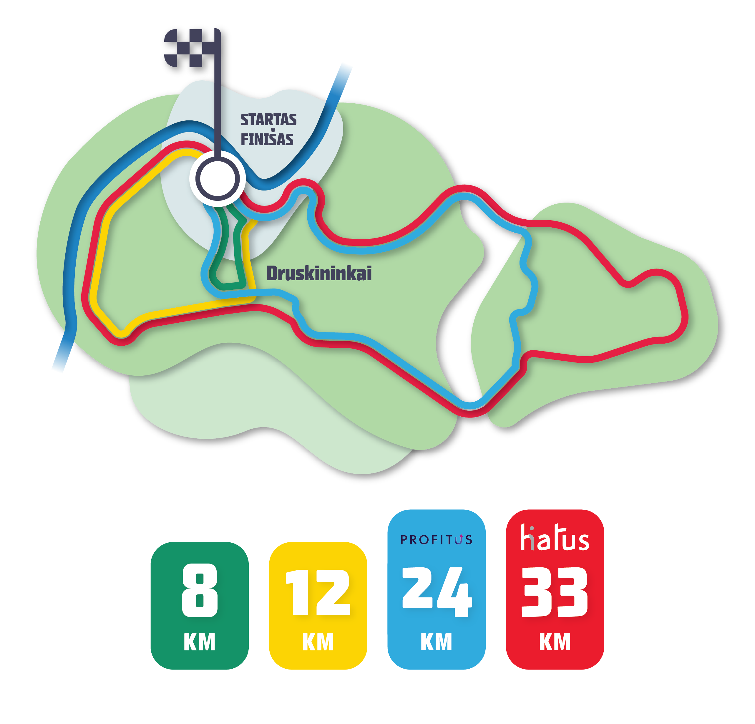 TrenkTuro žygis Druskininkuose 2024