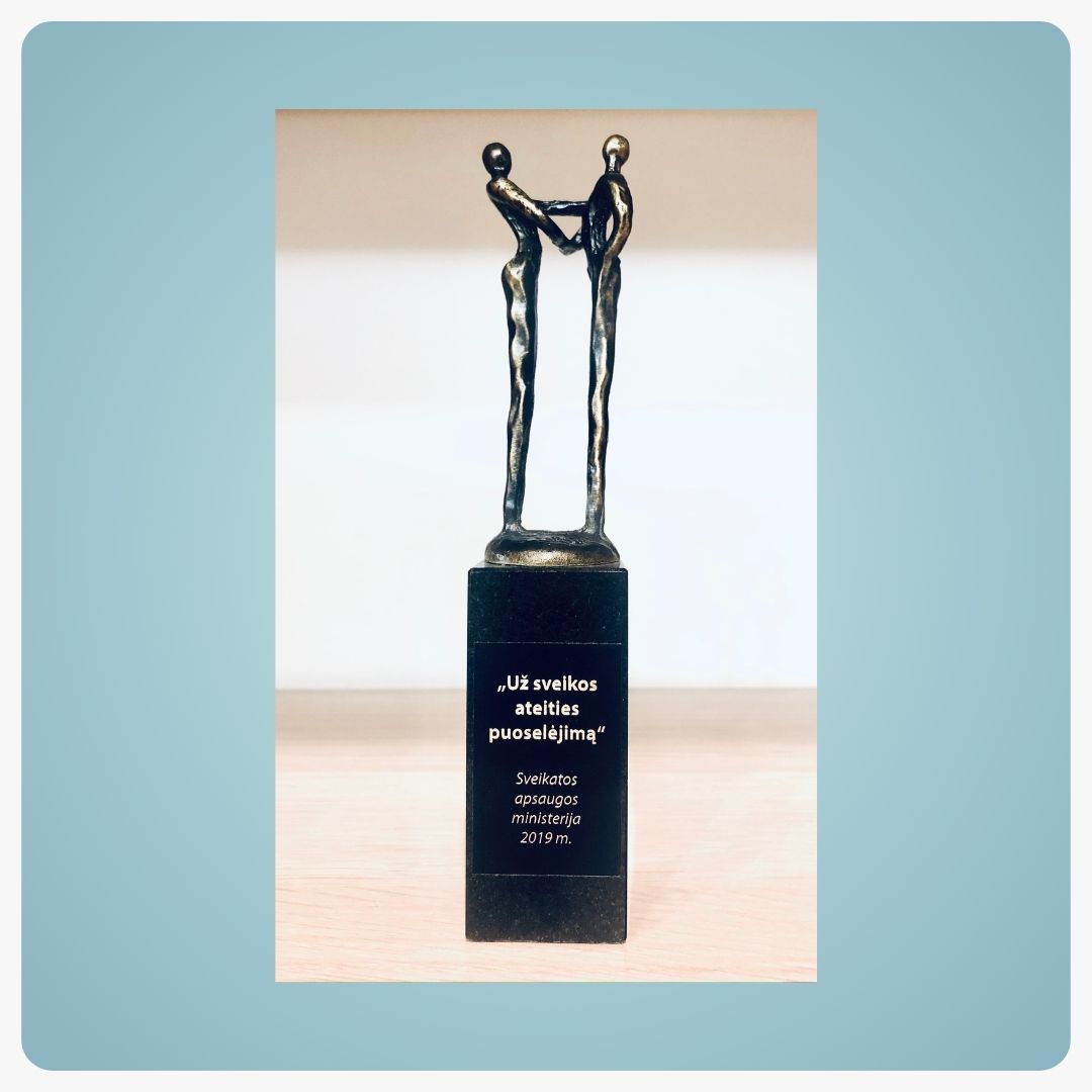 2019 m. nominacija „Už iniciatyvą rinktis sveikesnį gyvenimą“