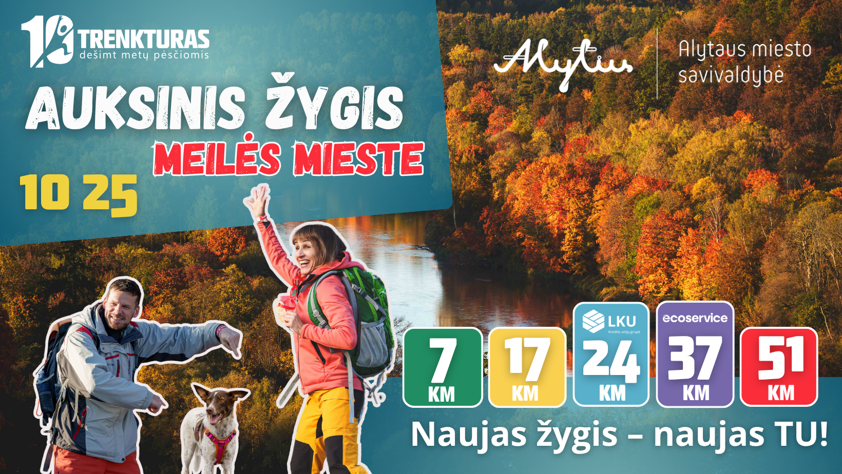 Trenkturas Alytuje'25: Auksinis žygis meilės mieste