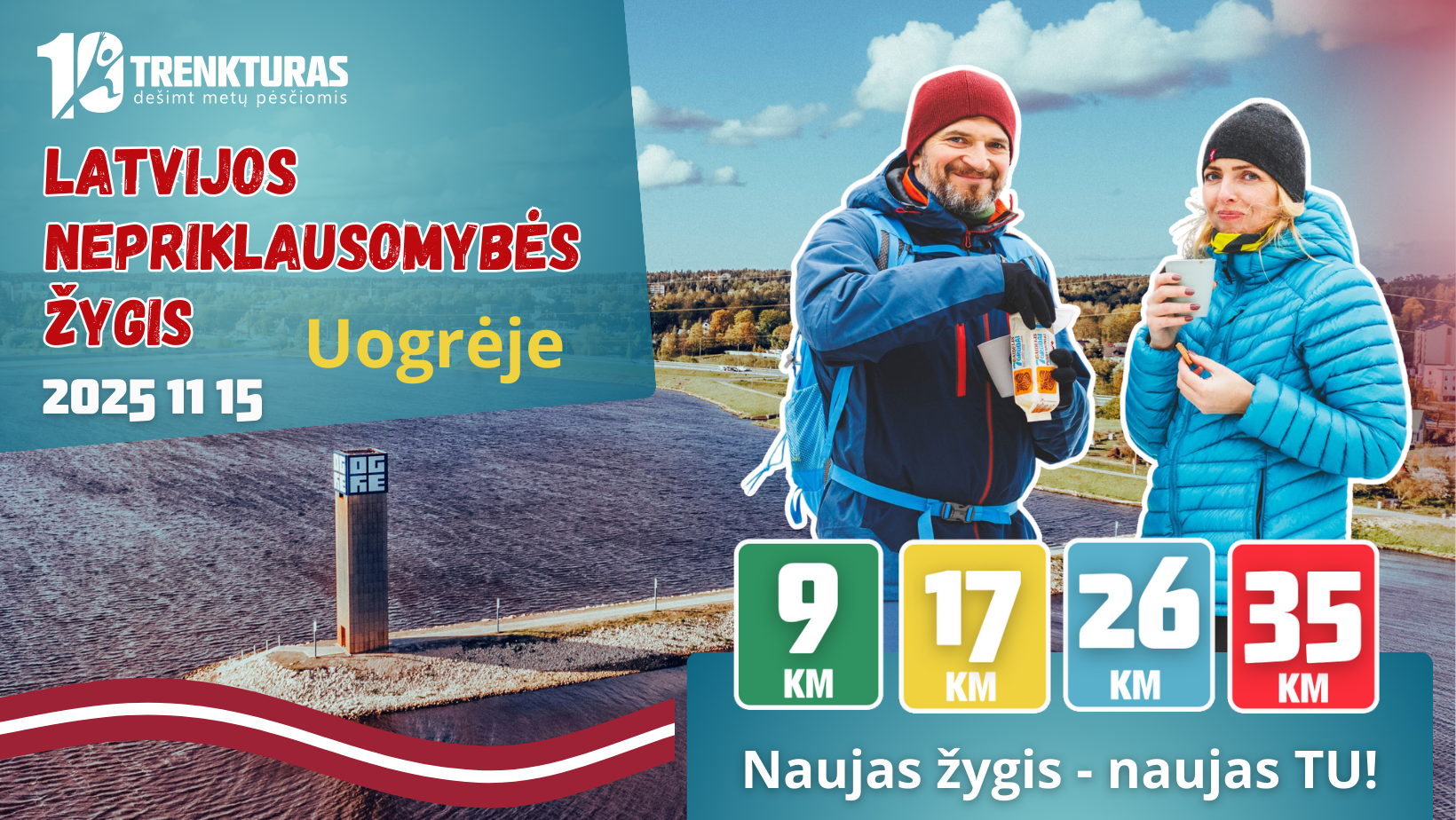 TrenkTuras Uogrėje'25: Latvijos Nepriklausomybės žygis