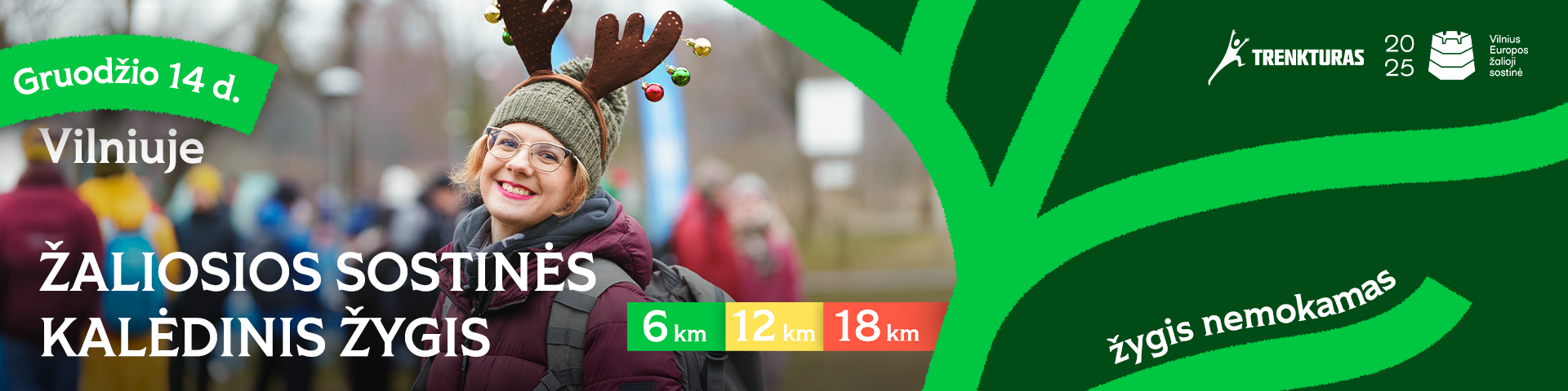TrenkTuras: Žaliosios sostinės kalėdinis žygis Vilniuje'26