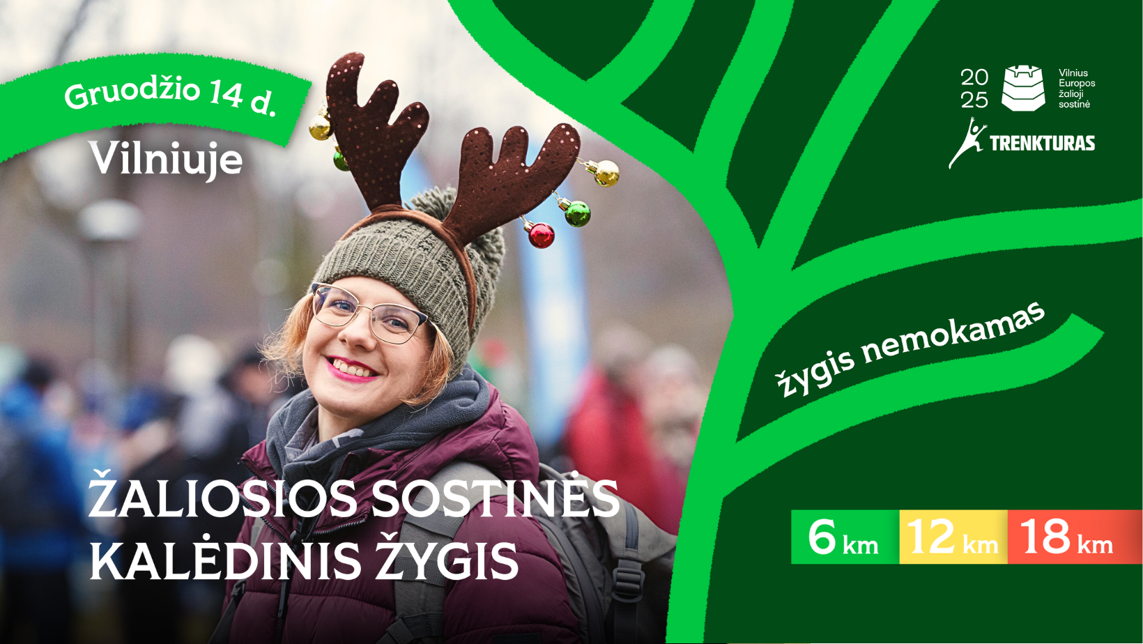 TrenkTuras: Žaliosios sostinės kalėdinis žygis Vilniuje'26
