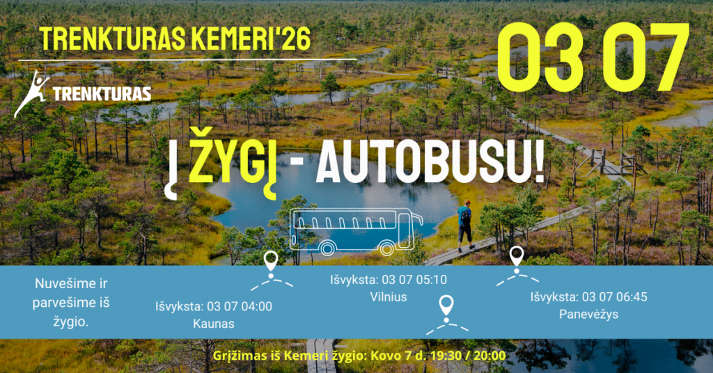 TrenkTuras Žygis Kemeri kurorte'26
