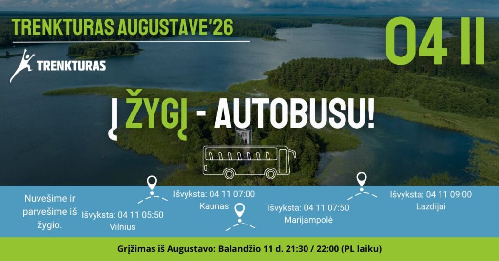 TrenkTuras: Žygis Augustavo ežerais’26 presented by Columbia