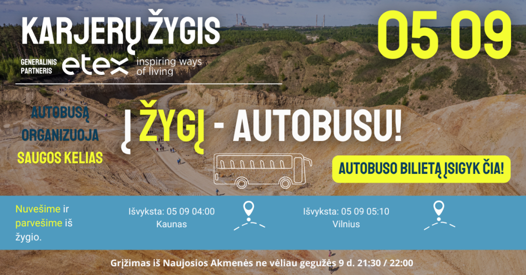 TrenkTuras Karjerų žygis Naujoji Akmenė Karjerai