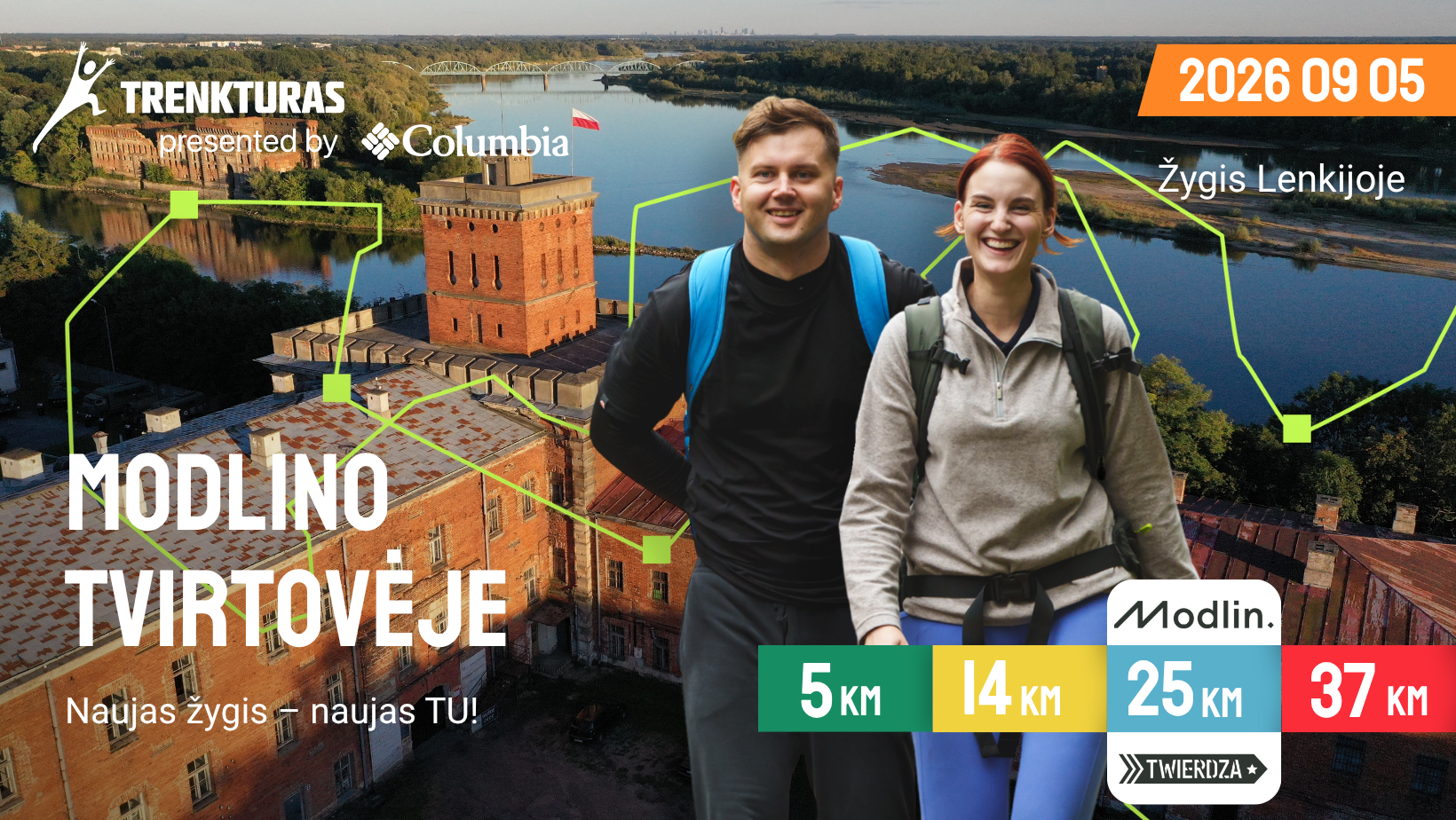 TrenkTuras: Žygis Modlino Tvirtovėje'26 presented by Columbia