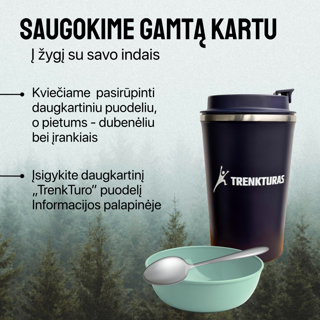 TrenkTuras saugokime gamtą kartu