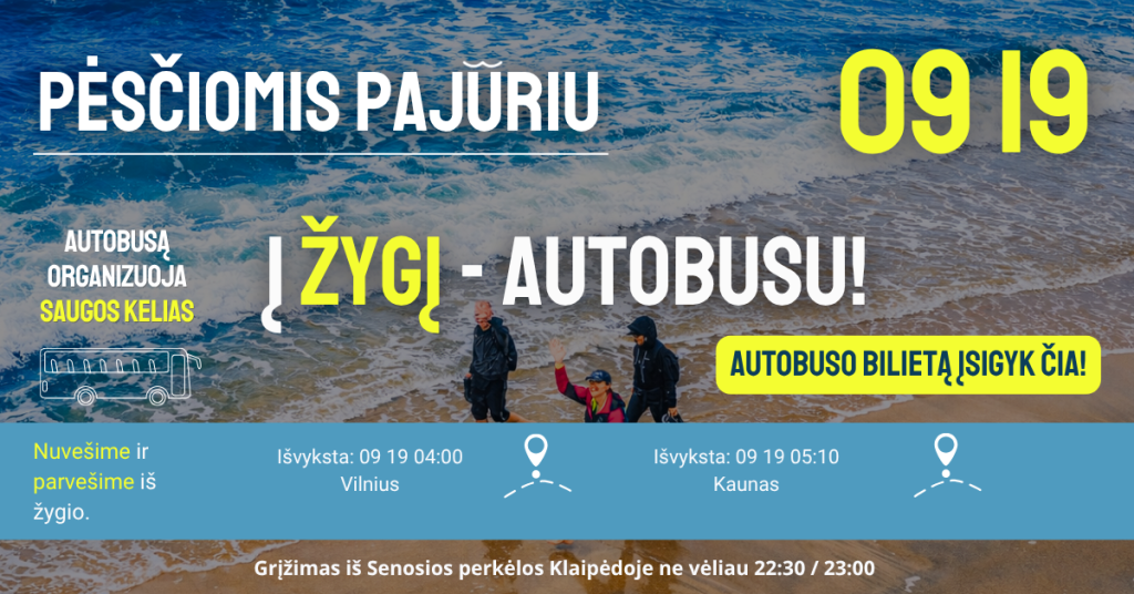 TrenkTuras Coastline trek: Pėsčiomis pajūriu Kuršių nerijoje'26