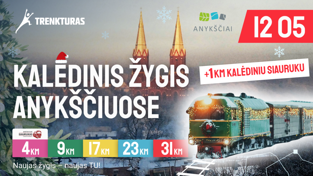 TrenkTuras: Kalėdinis žygis Anykščiuose'26